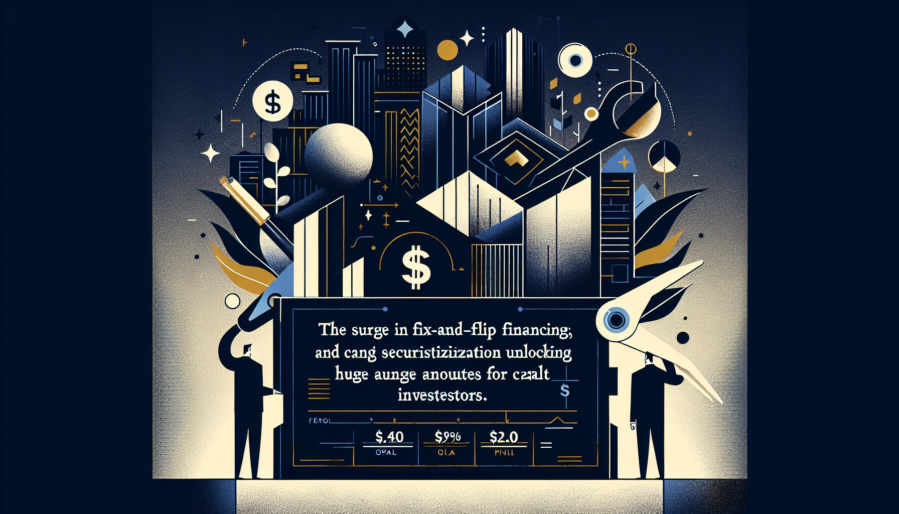 Editorial illustration for Fix-and-Flip Financing Surge: How Securitization Is Unlocking $350M+ in Capital for Real Estate In