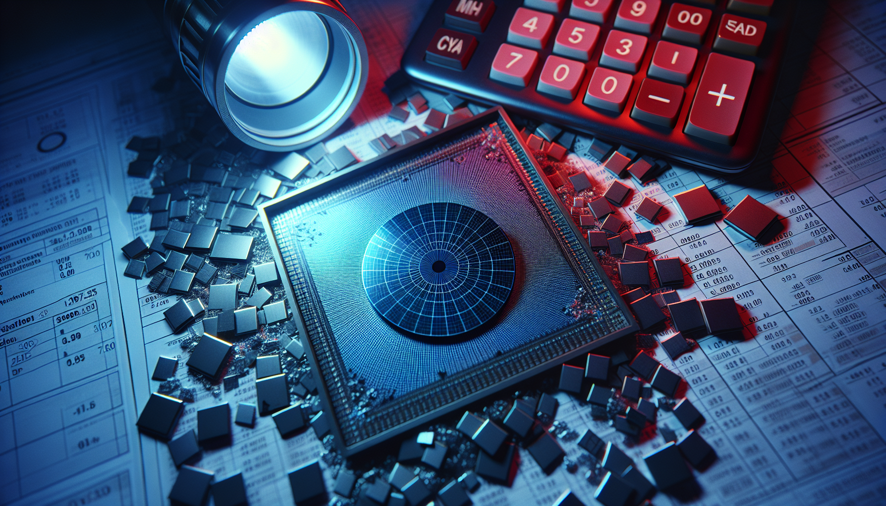 Editorial illustration for Tesla's $25-40B Terafab Semiconductor Bet: Why This Mega-Cap Capital Raise Signals Desperation, No