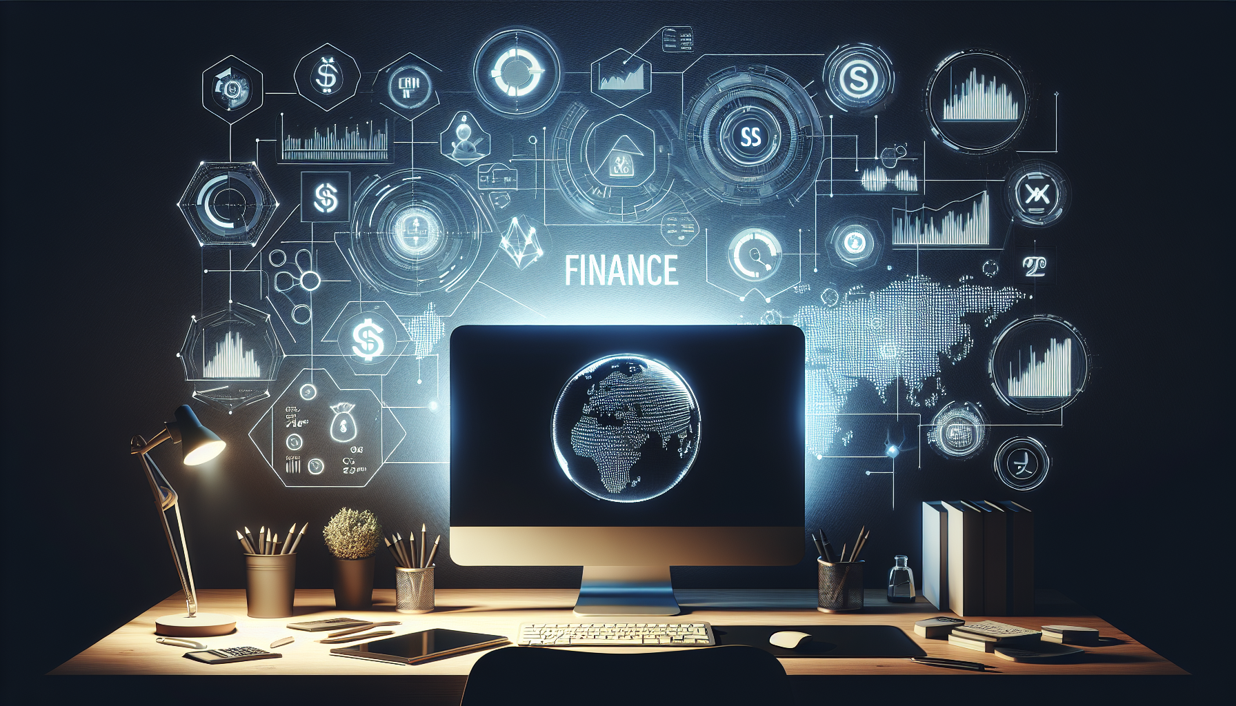 Illustration of business owner evaluating acquisition targets on a digital dashboard